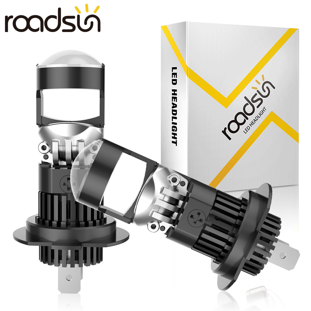 Universal Motorcycle Led Headlight Projector - Projecteur LED H7 9005/HB3 9006/HB4 H11,