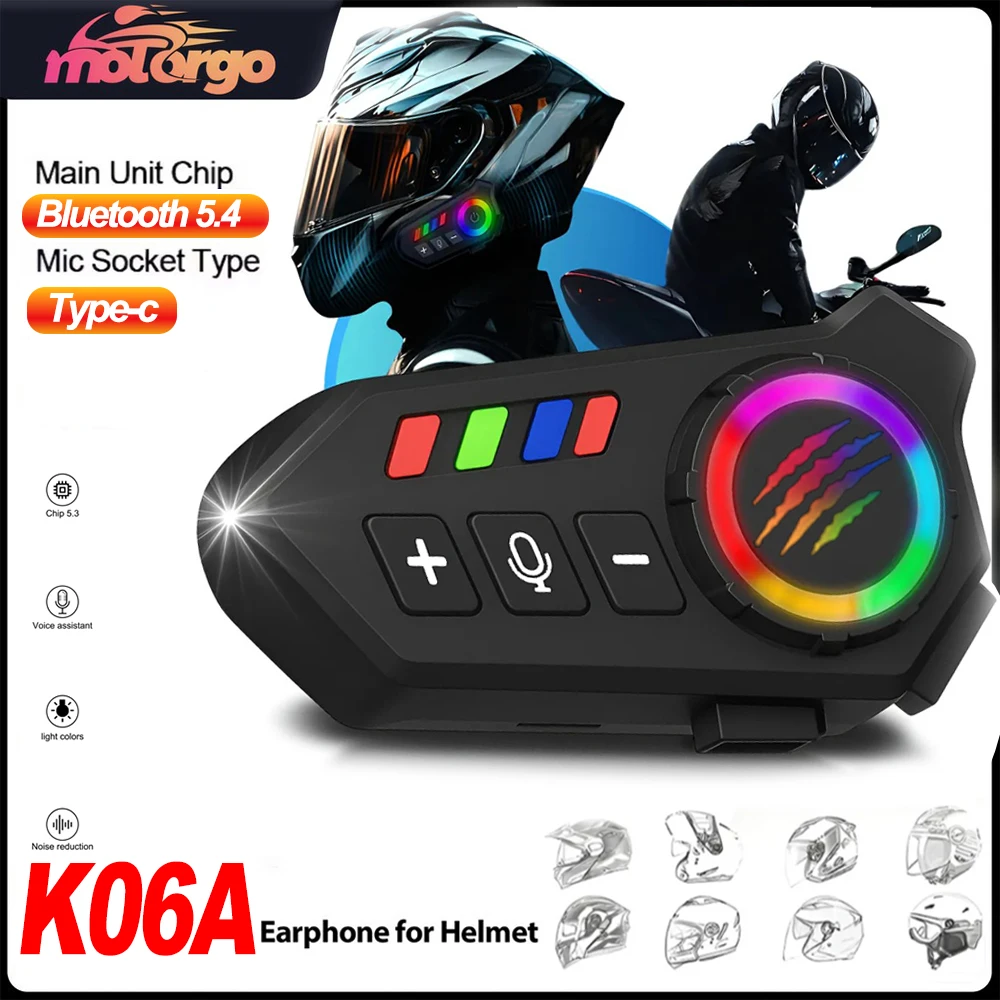 Full Face Motorcycle Helmet With Bluetooth - Casque de moto intelligent, casque avec