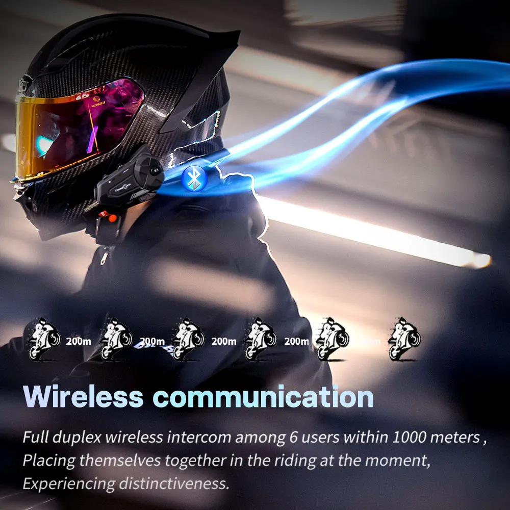 Freedconn Moto interphone Auto - Full Face Motorcycle Helmet With Bluetooth avis et prix