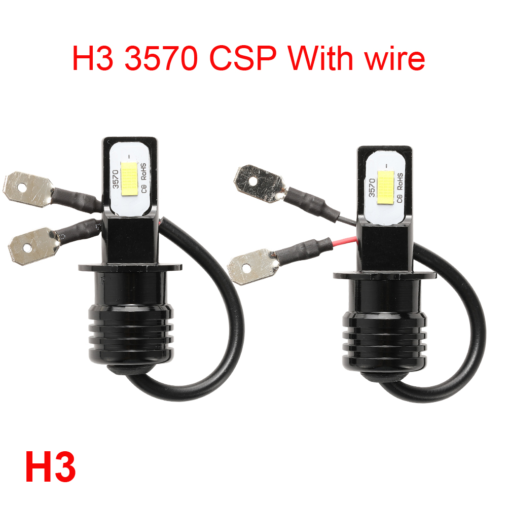 2 ampoules LED H1 H3 H4 H7 HB4 - Universal Motorcycle Led Headlight Projector avis et prix