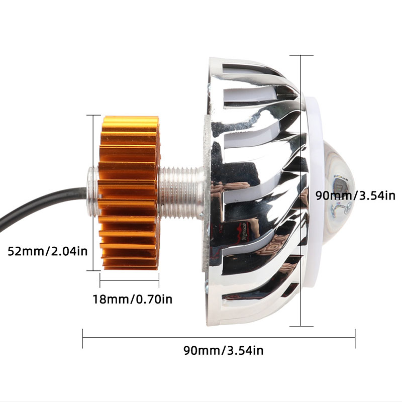 1 pièces voiture moto phare do - Universal Motorcycle Led Headlight Projector avis et prix