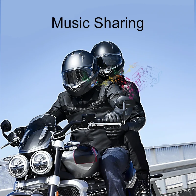Oreillette Bluetooth BT5.3 Q58 - Full Face Motorcycle Helmet With Bluetooth avis et prix
