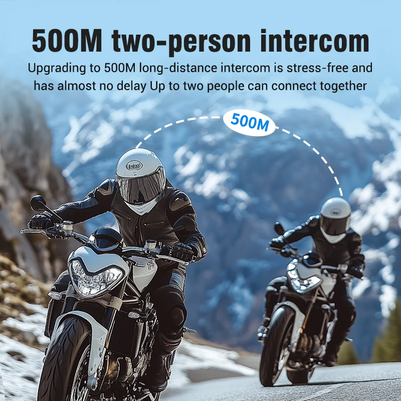 Casque Intercom Bluetooth 5.3  - Full Face Motorcycle Helmet With Bluetooth avis et prix