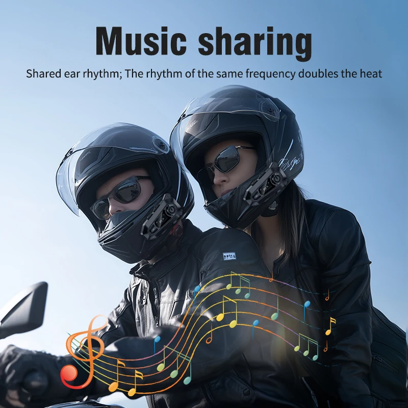 Casque Intercom Bluetooth 5.3  - Full Face Motorcycle Helmet With Bluetooth avis et prix