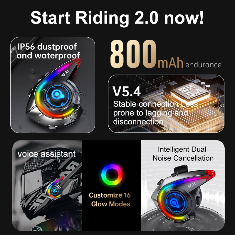 Y21 casque casque écouteurs Bl - Full Face Motorcycle Helmet With Bluetooth avis et prix