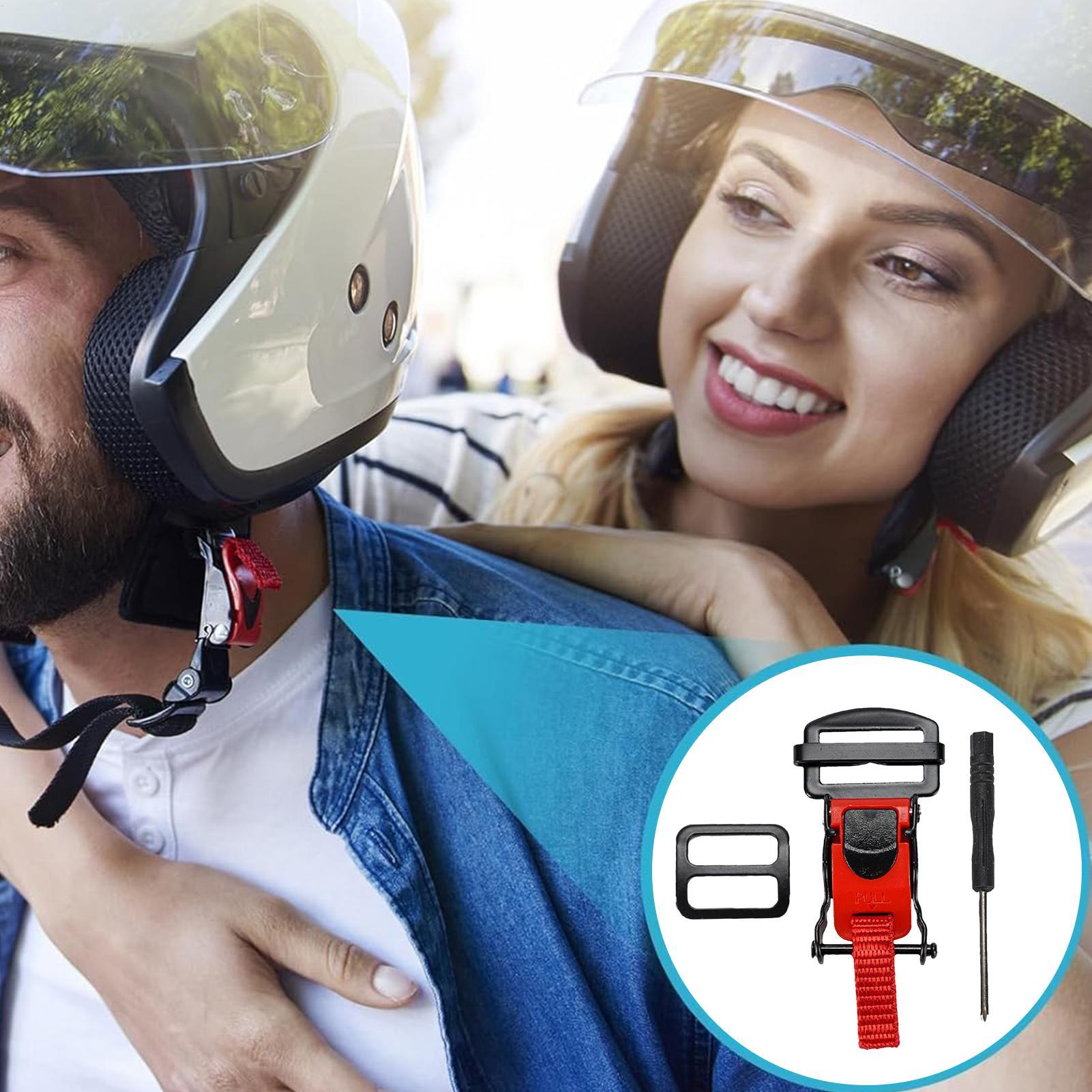 Sangle de casque à boucle doub - Quick Release Buckle Motorcycle Helmet avis et prix