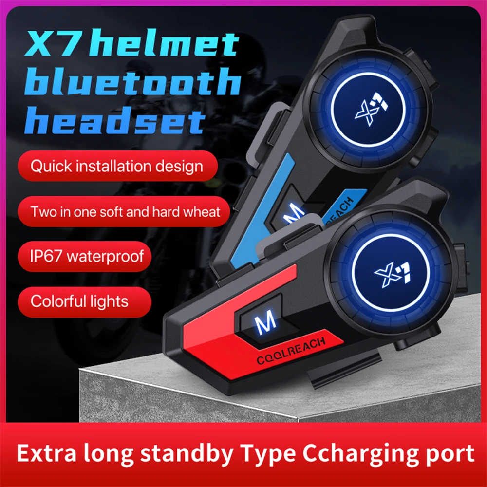 X7 casque de Moto casque sans  - Full Face Motorcycle Helmet With Bluetooth avis et prix