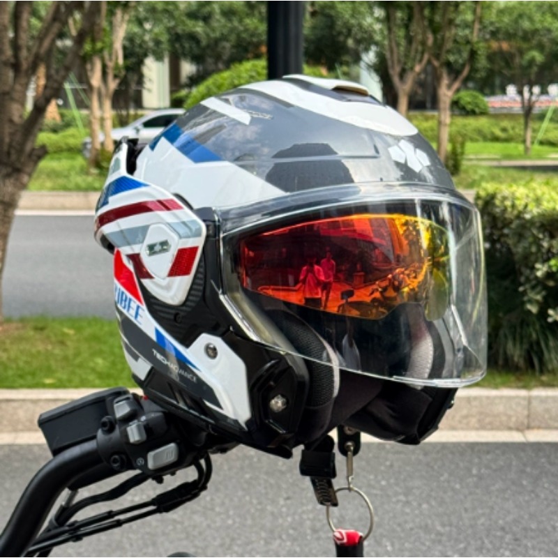 180 °   Casque de moto modulab - Modular Flip Up Motorcycle Helmet Dot Approved avis et prix