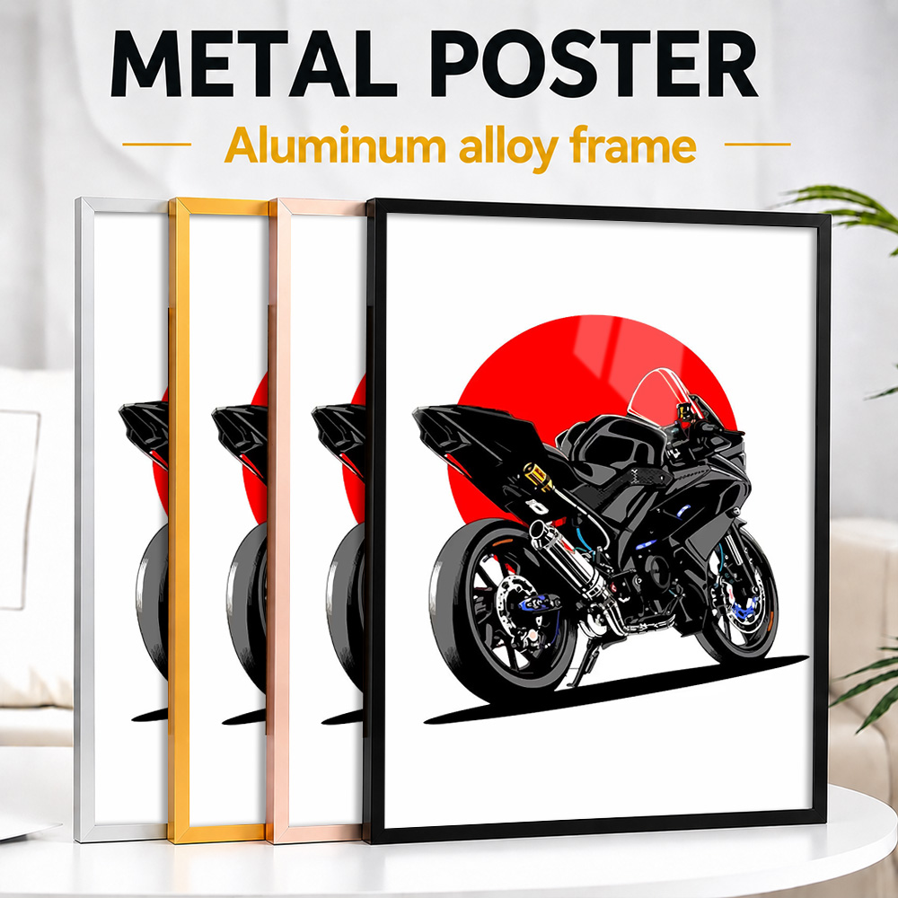 Affiche en métal d’aluminium a - Riding Gear avis et prix